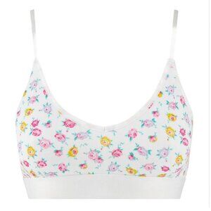 stripe & stare Size M Rose Garden Bralette The Sustainable Edit Stretch Lingerie